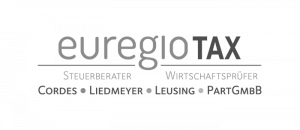 Logo euregioTAX Steuerberater und Wirtschaftspruefer